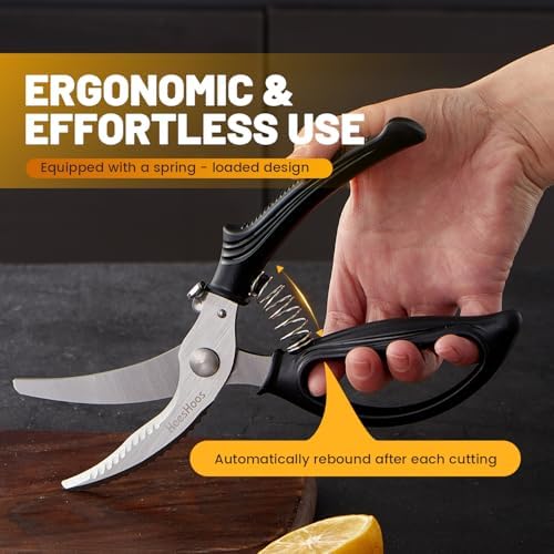 Poultry Shears, Heavy Duty Poultry Scissors & Chicken Shears for