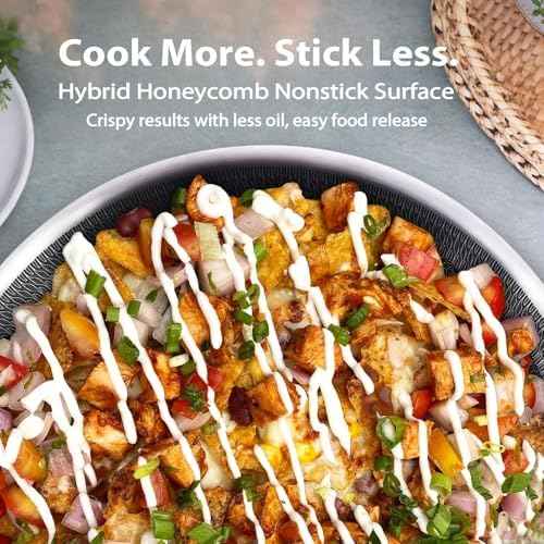 LOLYKITCH 12 Inch Hybrid Nonstick Wok with Lid | Ceramic Coating