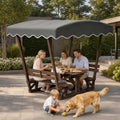 5'x3' Wooden Gazebo with Waterproof Top