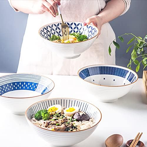 Chicken Salad Bowl Ceramic Mixing Bowls for Kitchen, Large Salad