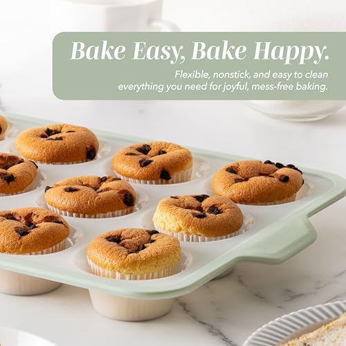 COOK WITH COLOR 17 Pc. Silicone Baking Pan Set - Non-Stick & Easy
