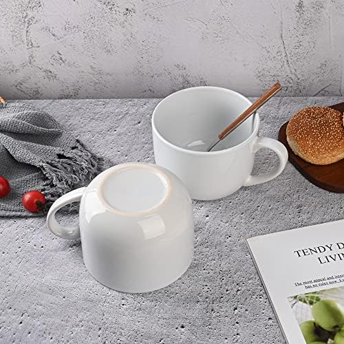 50oz large Ceramic Soup Mug with Handles for Coffee, Tea, Ice Cream