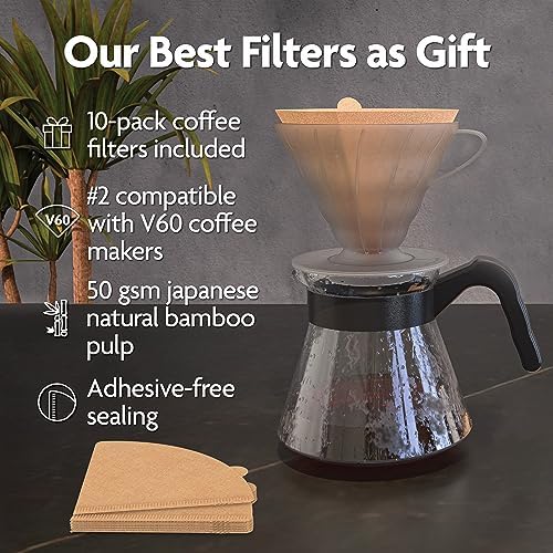 Viante Gooseneck Stovetop Pour Over Kettle with Thermometer