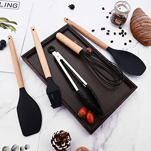1pcs Black Silicone Basting Pastry Brush. Nonstick Heat Resistant