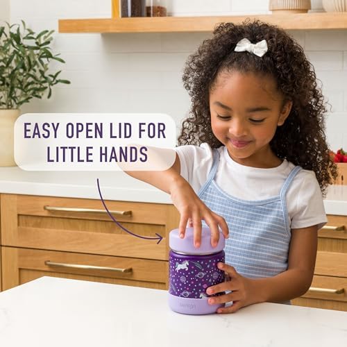 Bentgo Kids Stainless Steel Food Jar and Reusable Stainless Steel