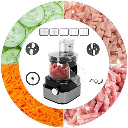 Commercial Food Processor, 5-Blade Vegetable Cutter
