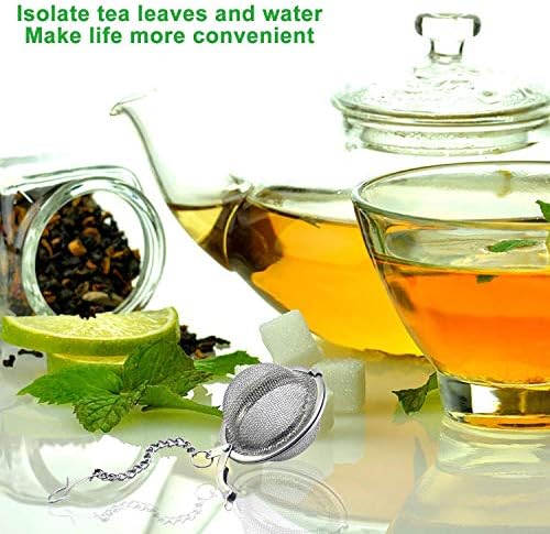 GOLF Tea Infuser,Extra Fine Mesh Tea Cup Filter Silicone Handle