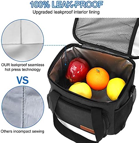 Femuar Reusable Lunch Box for Men/Women - Insulated Lunch Bag