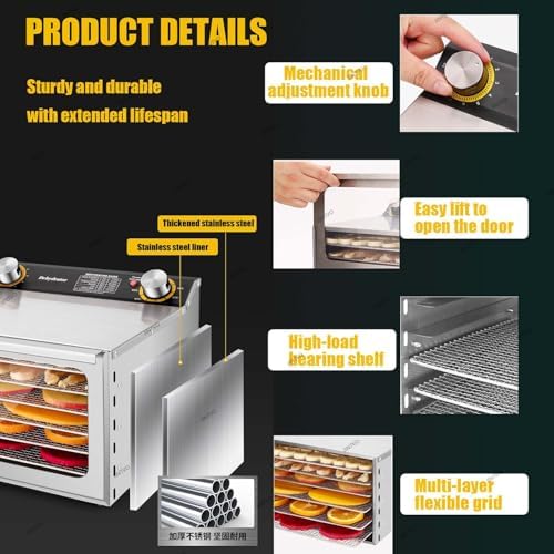 Beef Jerky Maker, Stainless Steel, 18-Layer