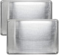 TrueCraftware- Half Size 18" x 13" Perforated Aluminum Sheet Pan Set