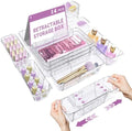 14 Pcs Adjustable Drawer Organizer, Clear Drawer Organizer Expendable