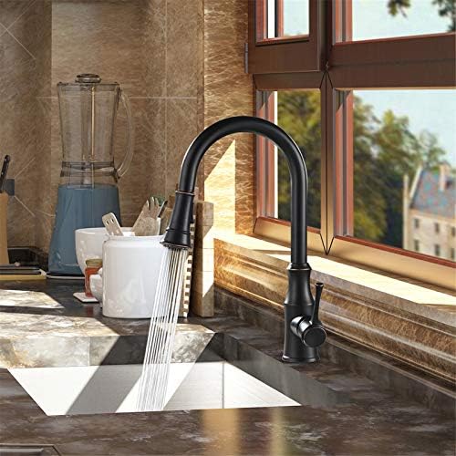 AguaStella AS94ORB Pull-Down Kitchen Faucet, Oil Rubbed Bronze