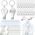Fulmoon Wedding Multi Function Bottle Opener Nail Clipper, 100 Sets