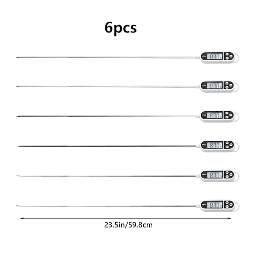 6pcs Candy Thermometer Digital Instant Read - Image 3