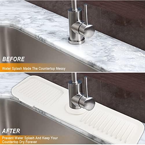Sink Splash Guard Silicone Sink Faucet Mat Sink Accessories