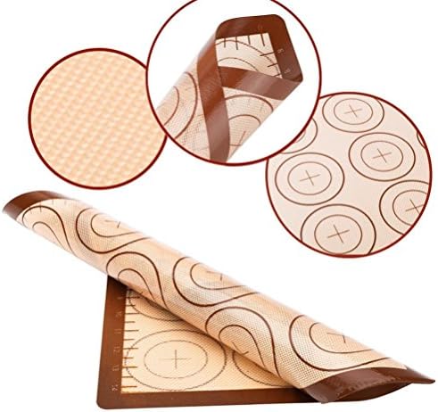 YORLFE Silicone Baking Mat Set, 3 Pack Non-Stick Silicon Liner for