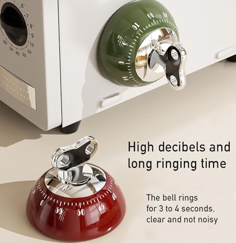 Mechanical Visual Kitchen Timer, Green