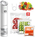 Compact Handheld Vacuum Sealer, 45 Reusable Bags