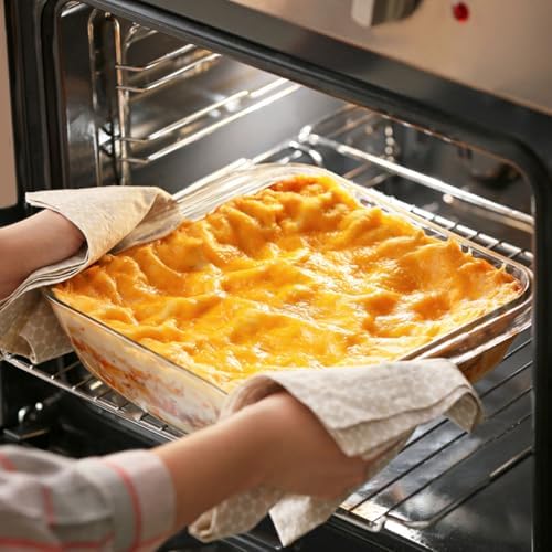 9×9in Square Glass Baking Dish, 2.4QT Glass Baking Pan, Baking Dishes