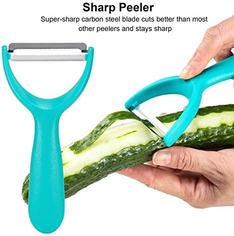 Y Peeler Set of 3 - Caperci kitchen 3-Piece Vegetable Peelers with