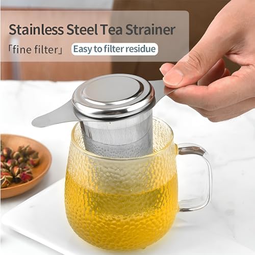 2PCS Stainless Steel Premium Tea & Coffee Strainer Infuser with Double