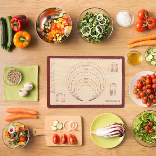 Silicone Baking Mat Non-stick Baking Cooking Mat 40x60cm Heat