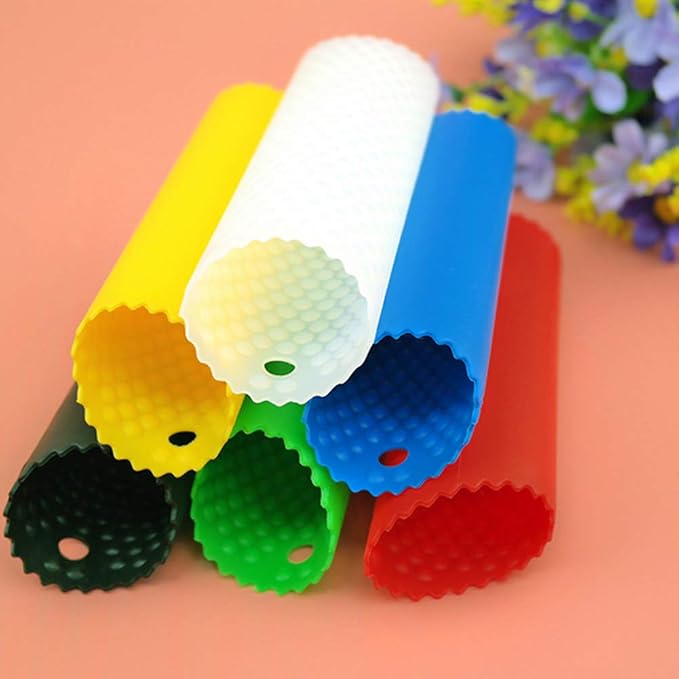 2 Set Silicone Garlic Peeler Easy Roller Tube Useful Garlic Odorfree Kitchen - Image 4