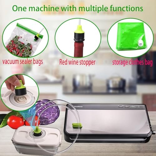 Vacuum Bottle Stoppers Hose with accessories,Compatible with