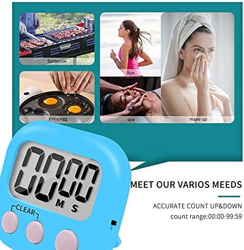 12 Pack Small Digital Kitchen Timer