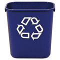 Rubbermaid Commercial Deskside Recycling Container, 3.4-Gallon, by RubbermaidCommercialProducts