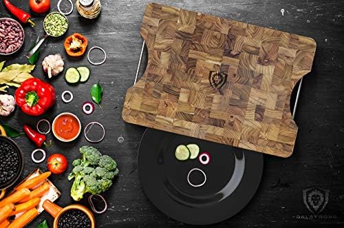 Dalstrong End-Grain Teak Cutting Board, 16 x 12 Inches