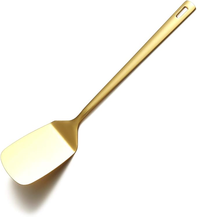 Berglander Gold Spatulas, Solid Turner Titanium Gold Plating, Barbecue Metal by Berglander