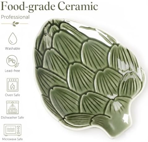 Ceramic Spoon Rest for Stove Top, Leaf Spoon Holder for Kitchen