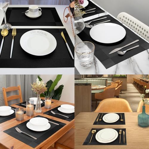 Table Placemats Dining Table Place Mats Set of 6 Heat Resistant
