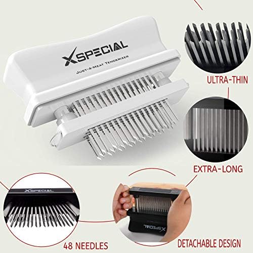 KITCHEN Meat Tenderizer Tool, 48-Blade Stainless Steel