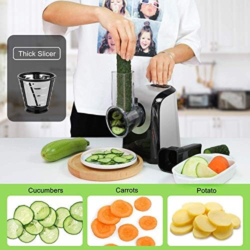 Electric Cheese Grater Salad Maker, 150W, 5-in-1