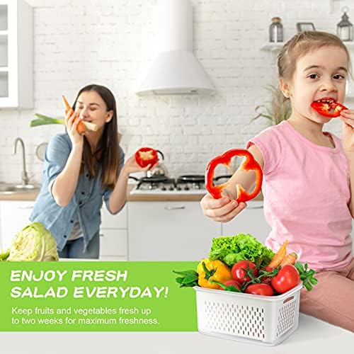 TBMax 12 Pieces Fruit Storage Containers for Fridge