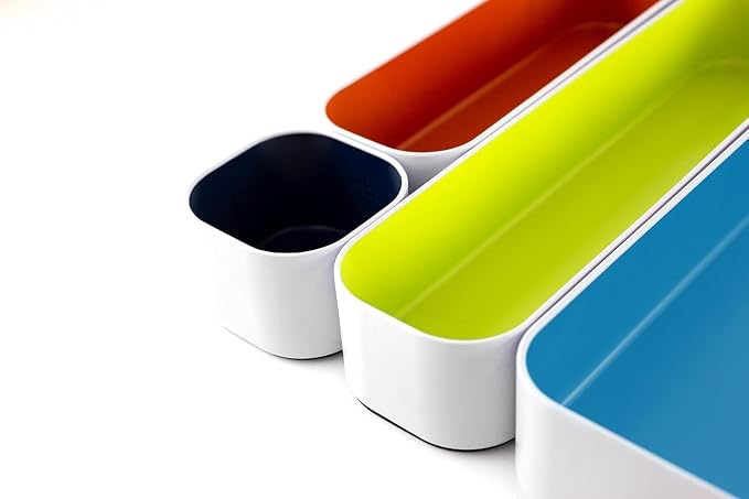 Three by Three Seattle 5 Piece Metal Organizer Tray Set - Image 7
