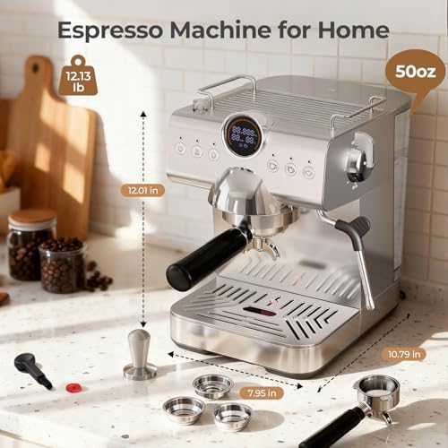 20 Bar Hot & Cold Brew Espresso Coffee Maker