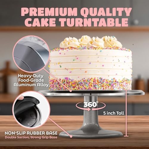O’Creme Cake Turntable Stand, 12 Inch
