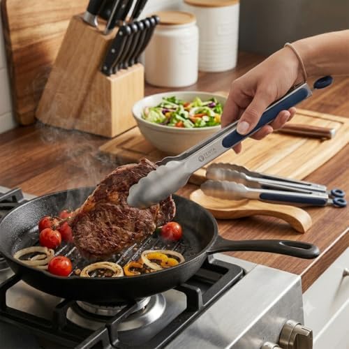 12-Inch Kitchen Tongs, Set of 4