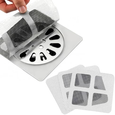 10PACKS Disposable Drain Covers for Shower Filter Patches Hair Catcher