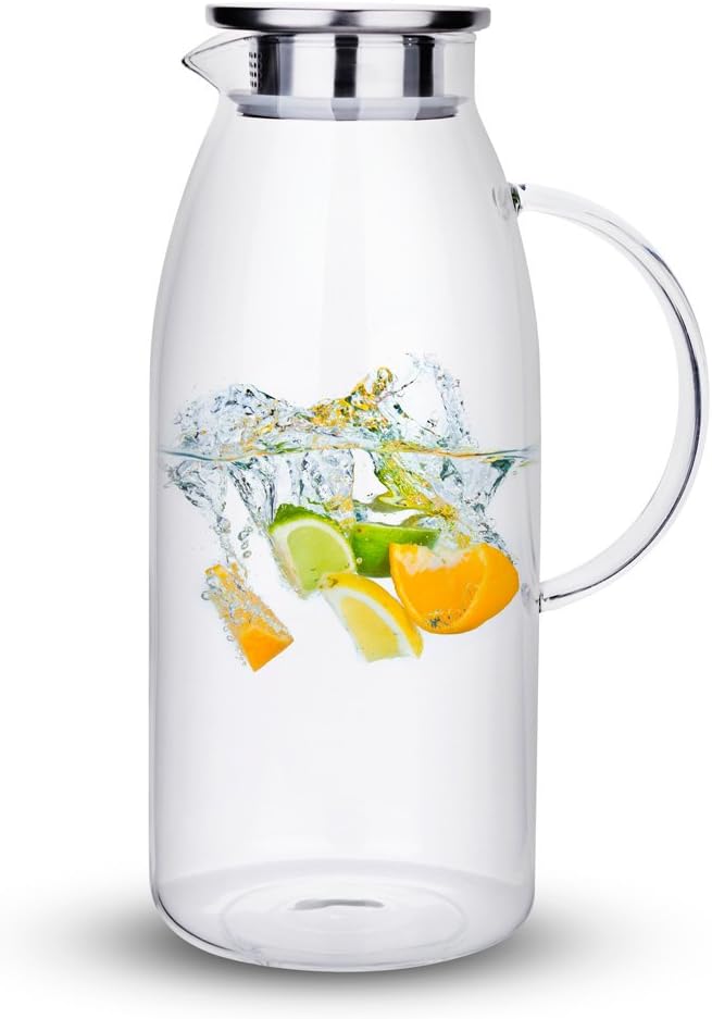 Purefold 100 Ounces Large Glass Pitcher by Purefold