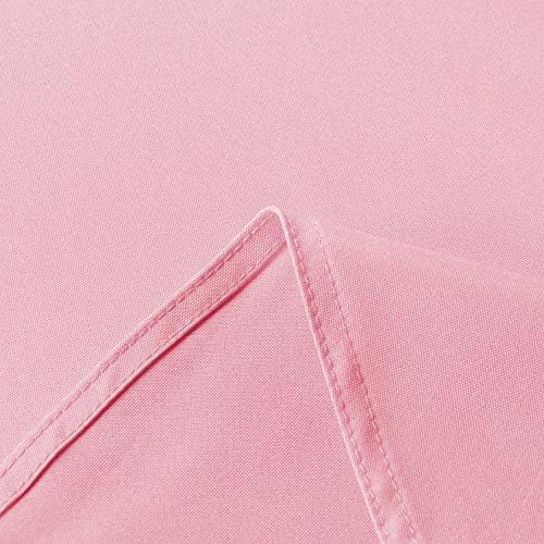 sancua Rectangle Tablecloth, 60 x 84 Inch, Valentines Pink