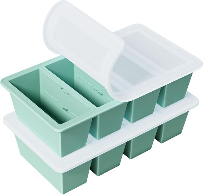 Silicone Freezer Tray for Sauce Cube: GGOW Silicone Freezing Tray for Soup - Image 8