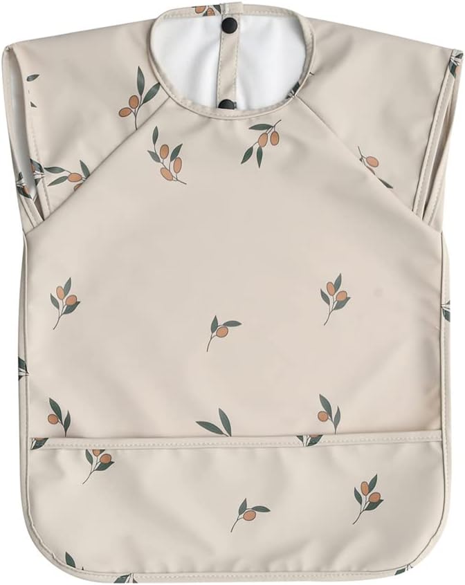 Waterproof Baby Bibs, Infant Toddler Extra Cover Feeding Bib by GZMM