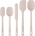 ChefAide 5 Pieces Silicone Spatula Set, Food Grade Rubber Spatula, Upgrade by ChefAide