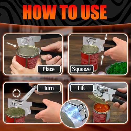 Heavy Duty Commercial Can Opener – Stainless Steel Can Opener for