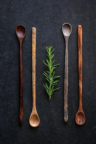 Karma Long Handle Tasting Spoons Set for Cooking - Kitchen Utensils
