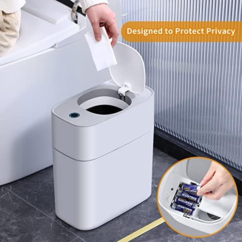 JOYBOS Bathroom Trash Can with Lid, 3 Gallon